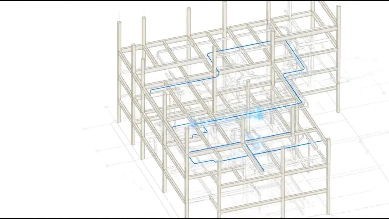 Building-services BIM model preview